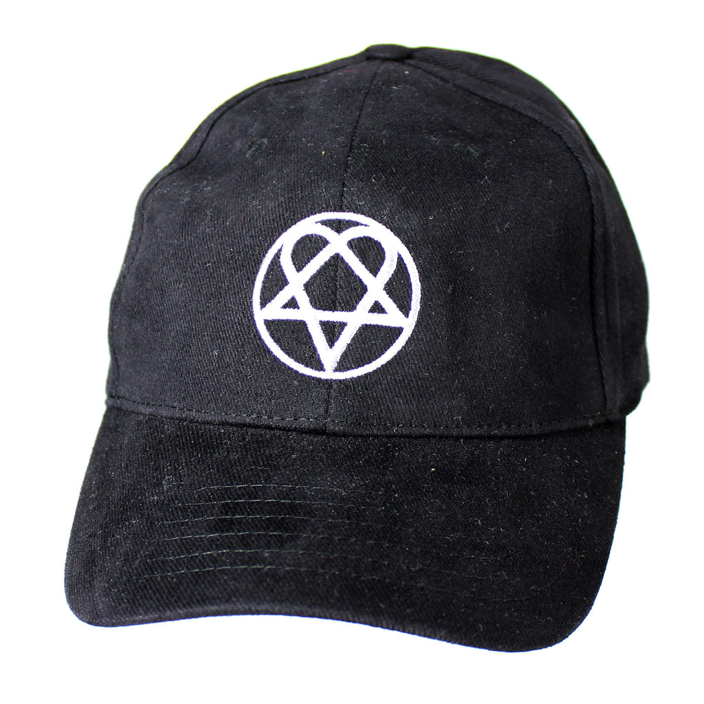 HIM Heartagram With Logo Embroidered On Back Baseball Cap 45592 ...
