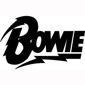 David Bowie Peel & Rub Sticker