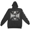 Doom Crew Zip Zippered Hooded Sweatshirt