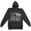 Zippered Hooded Sweatshirt