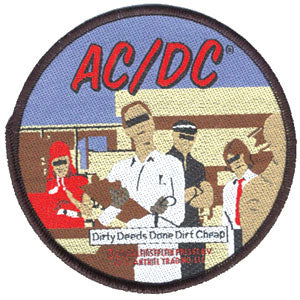 AC/DC Woven Patch