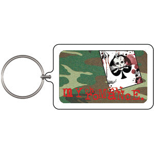 My Chemical Romance Death Card Plastic Key Chain