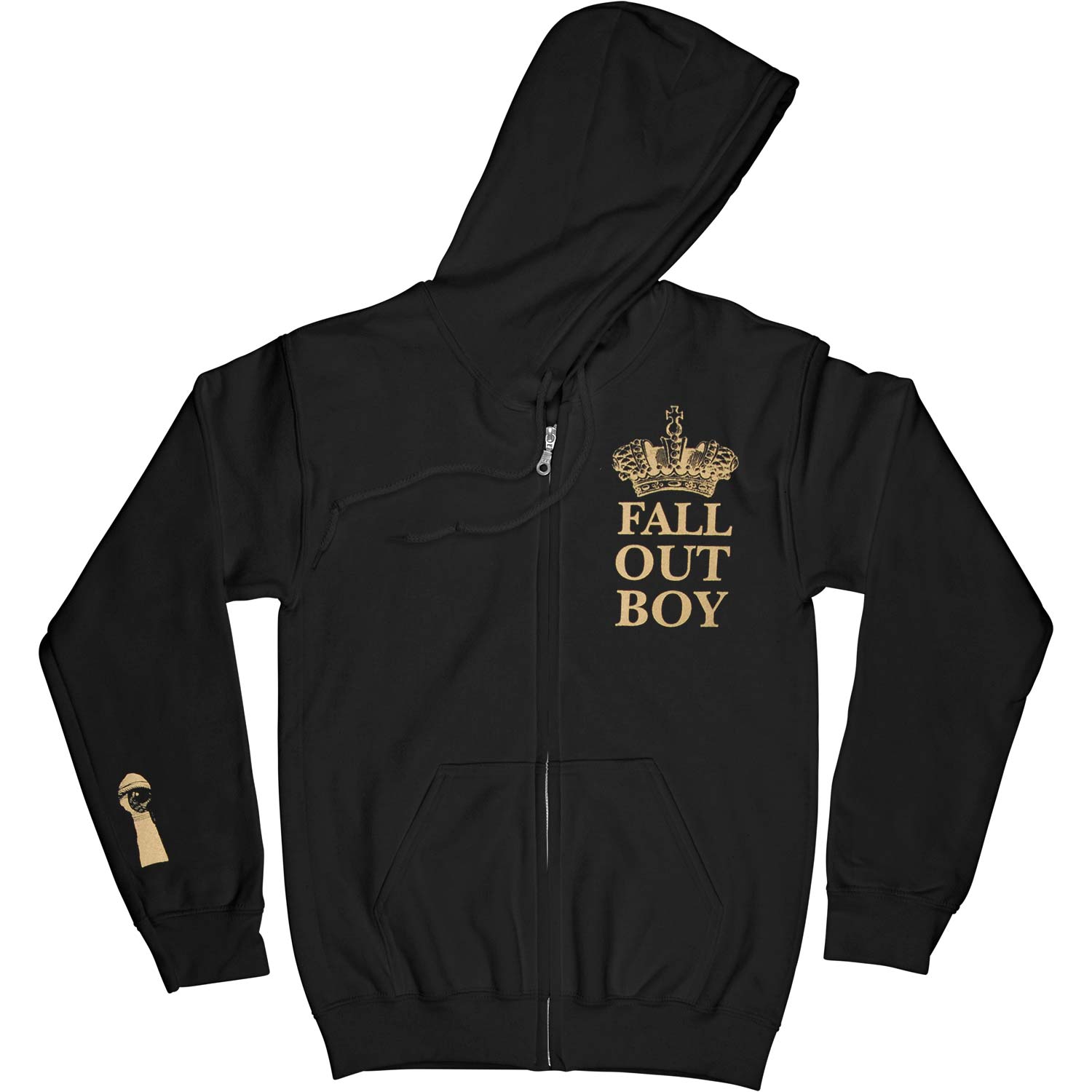 Fall Out Boy Zippered Hooded Sweatshirt