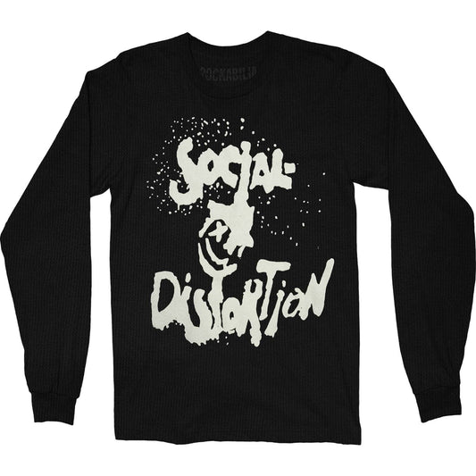 Social Distortion Splatter Thermal Long Sleeve