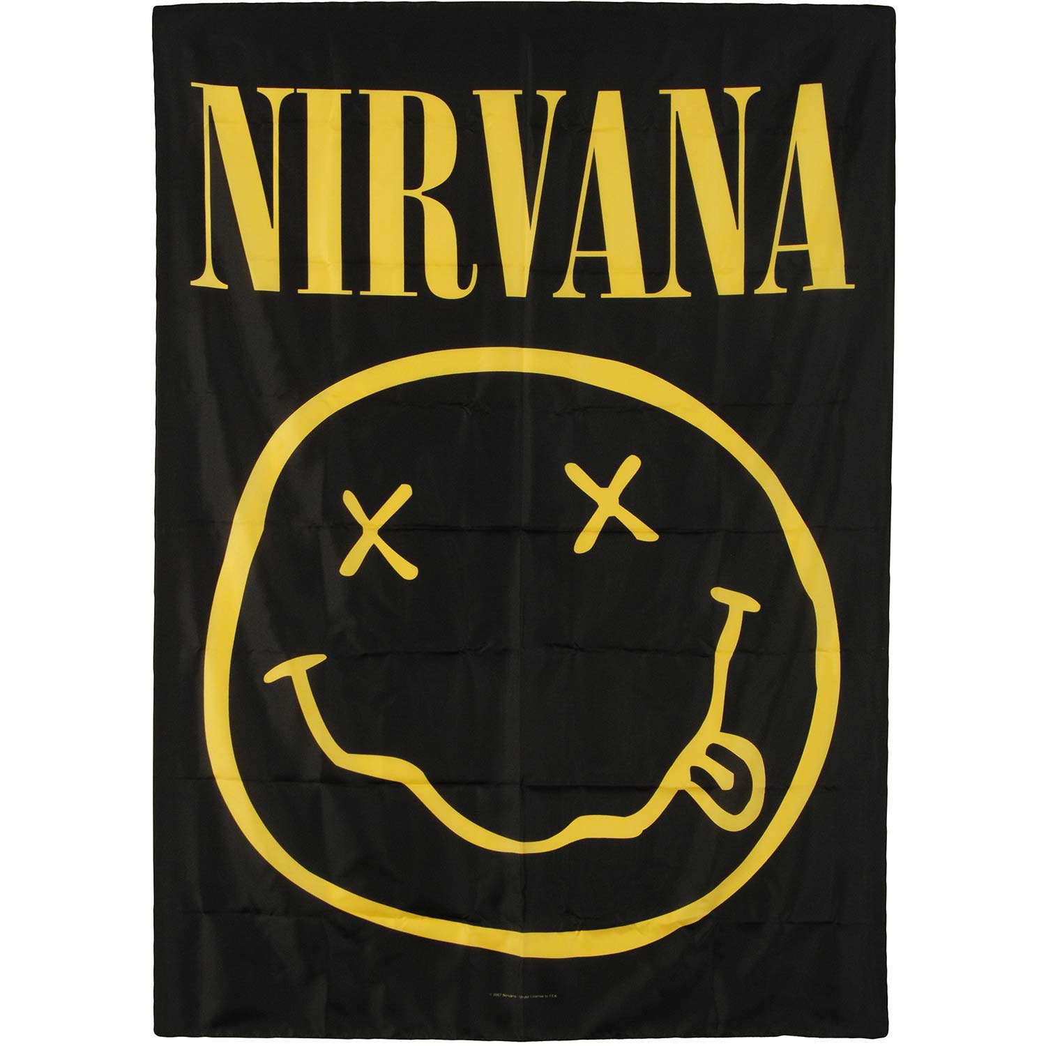 Smiley Face Poster Flag