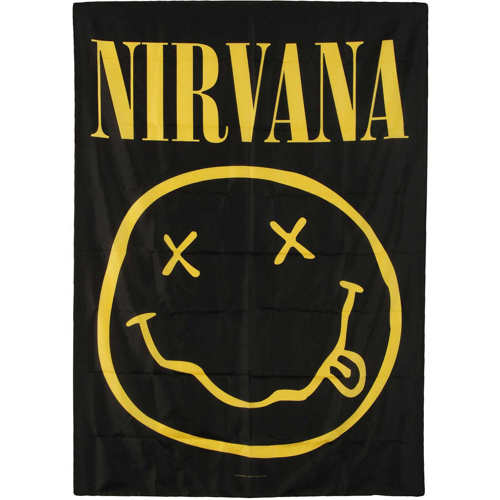 Nirvana Smiley Face Poster Flag