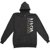 Zippered Hooded Sweatshirt