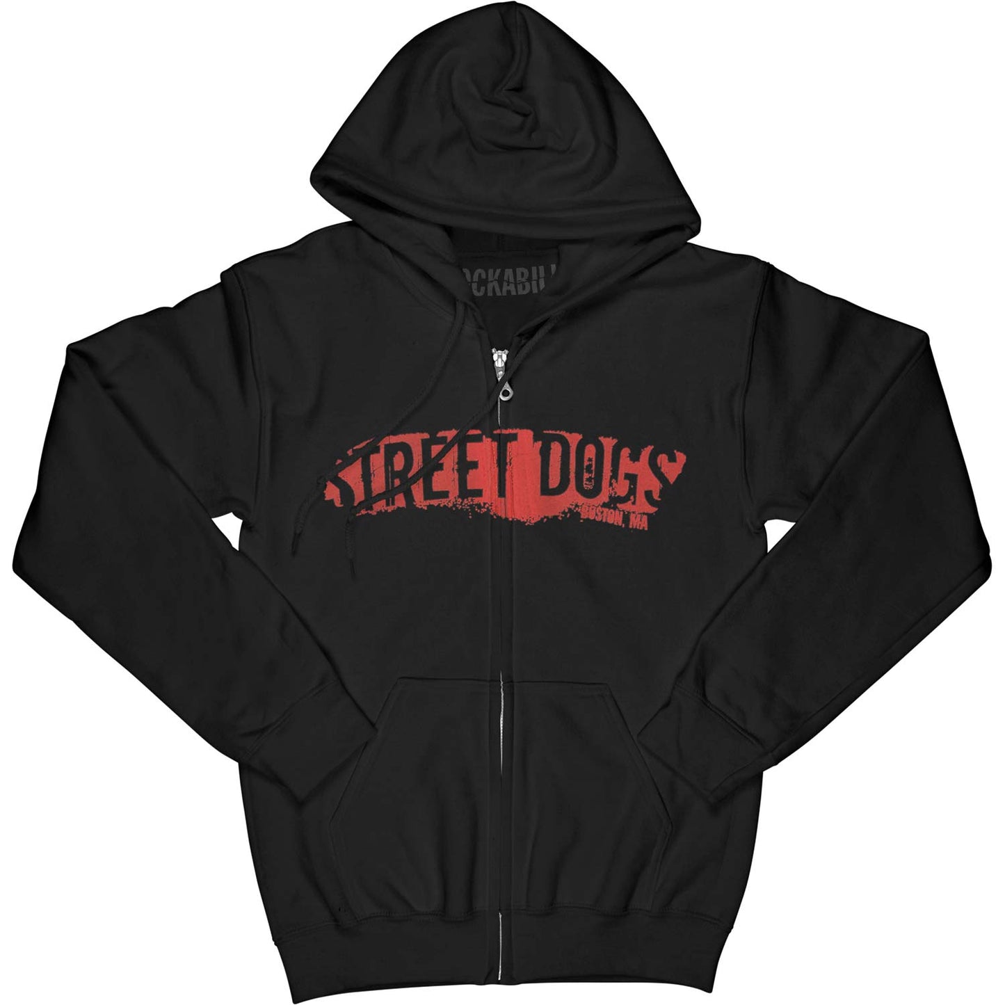 Street Dogs Zippered Hooded Sweatshirt