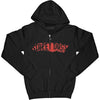 Zippered Hooded Sweatshirt