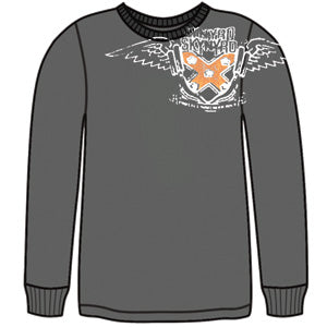 Lynyrd Skynyrd Wing Flag Vintage Long Sleeve