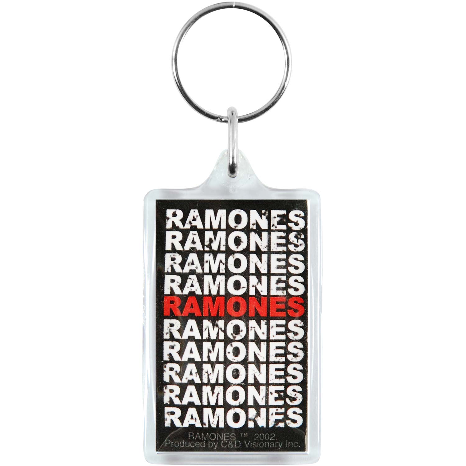 Ramones Logo Plastic Key Chain