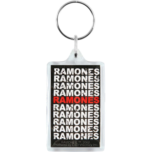 Ramones Logo Plastic Key Chain