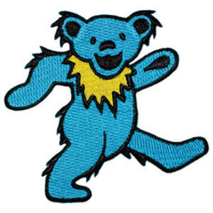 Grateful Dead Blue Bear Embroidered Patch