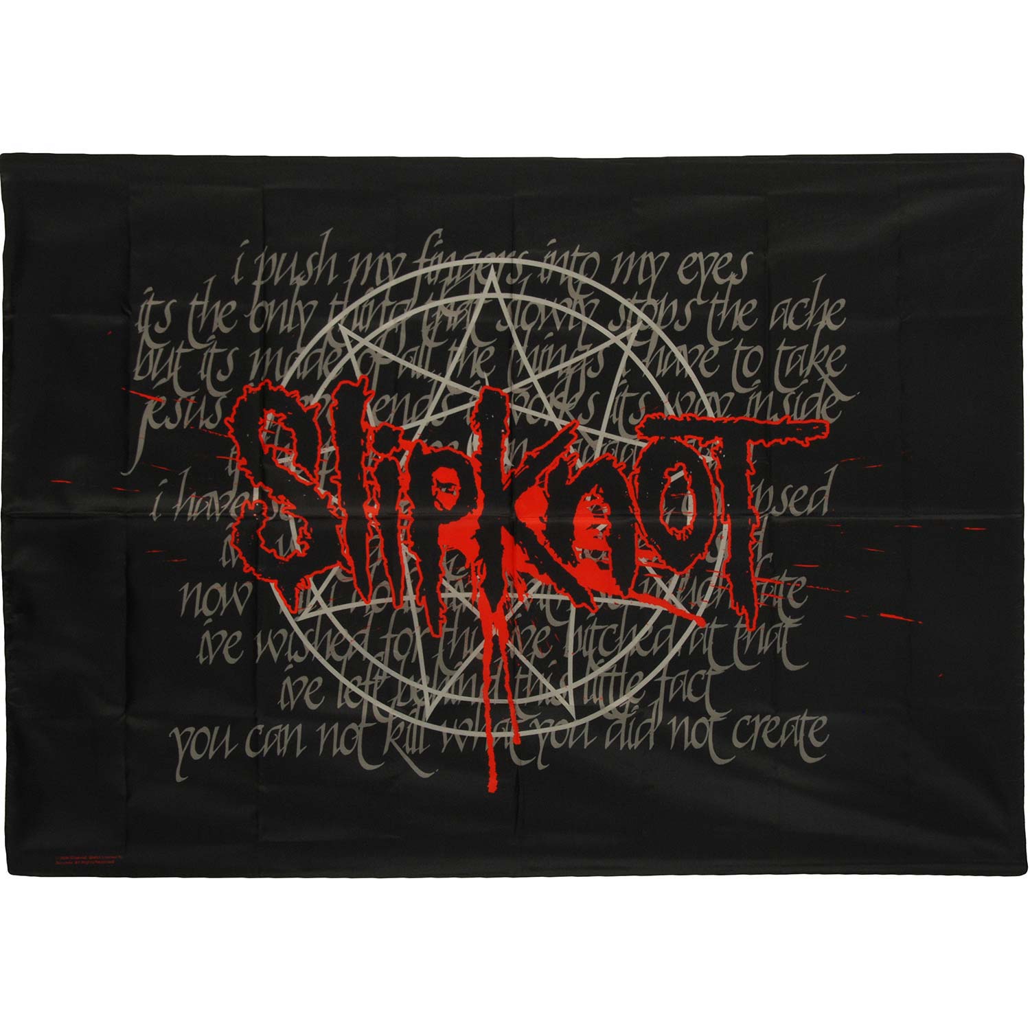 Slipknot Splattered Poster Flag | Slipknot Merch Store