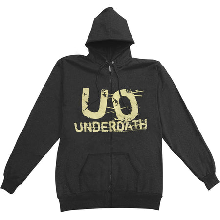 Zippered Hooded Sweatshirt