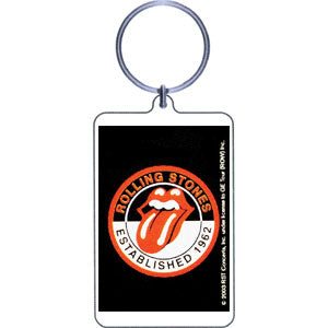 Rolling Stones Plastic Key Chain