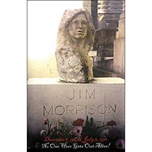 Doors Morrison Grave Domestic Poster