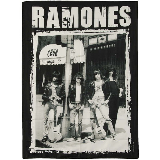 Ramones CBGB Poster Flag