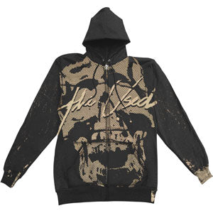 Used Zippered Hooded Sweatshirt