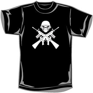 Iron Maiden Crossed Guns T-shirt