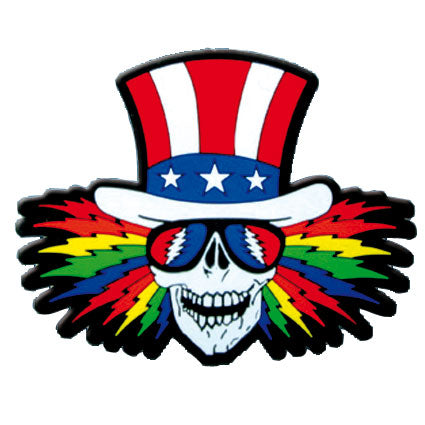 Grateful Dead Rubber Pin Badge