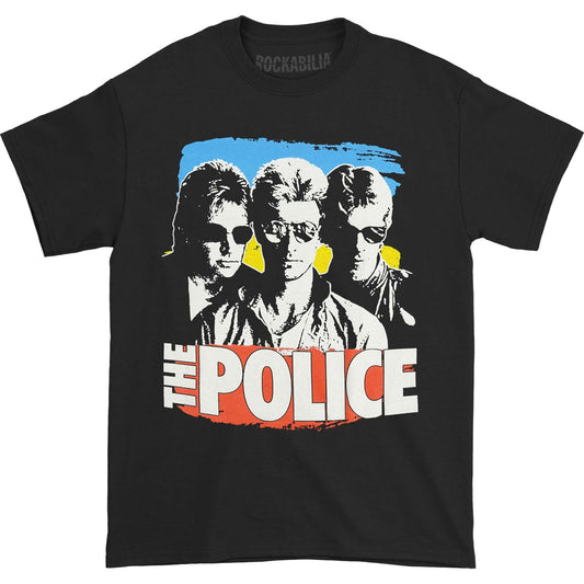 Police Sunglasses With Paint T-shirt