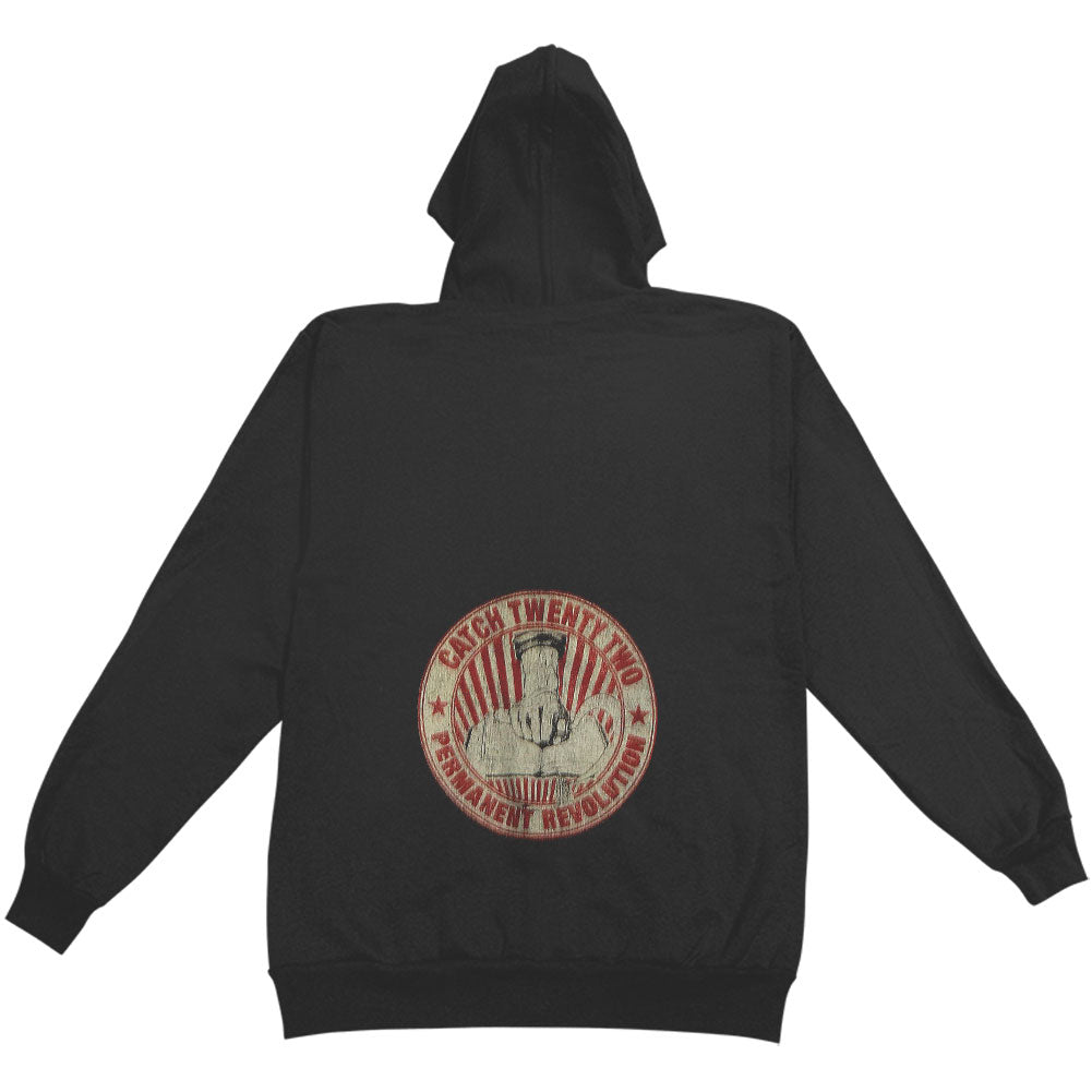 Catch 22 Zippered Hooded Sweatshirt