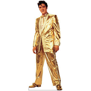 Elvis Presley Elvis Presley-Gold Lame Suit Cardboard Stand Up Standup