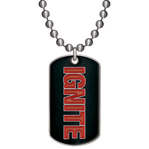 Ignite Dog Tag Necklace