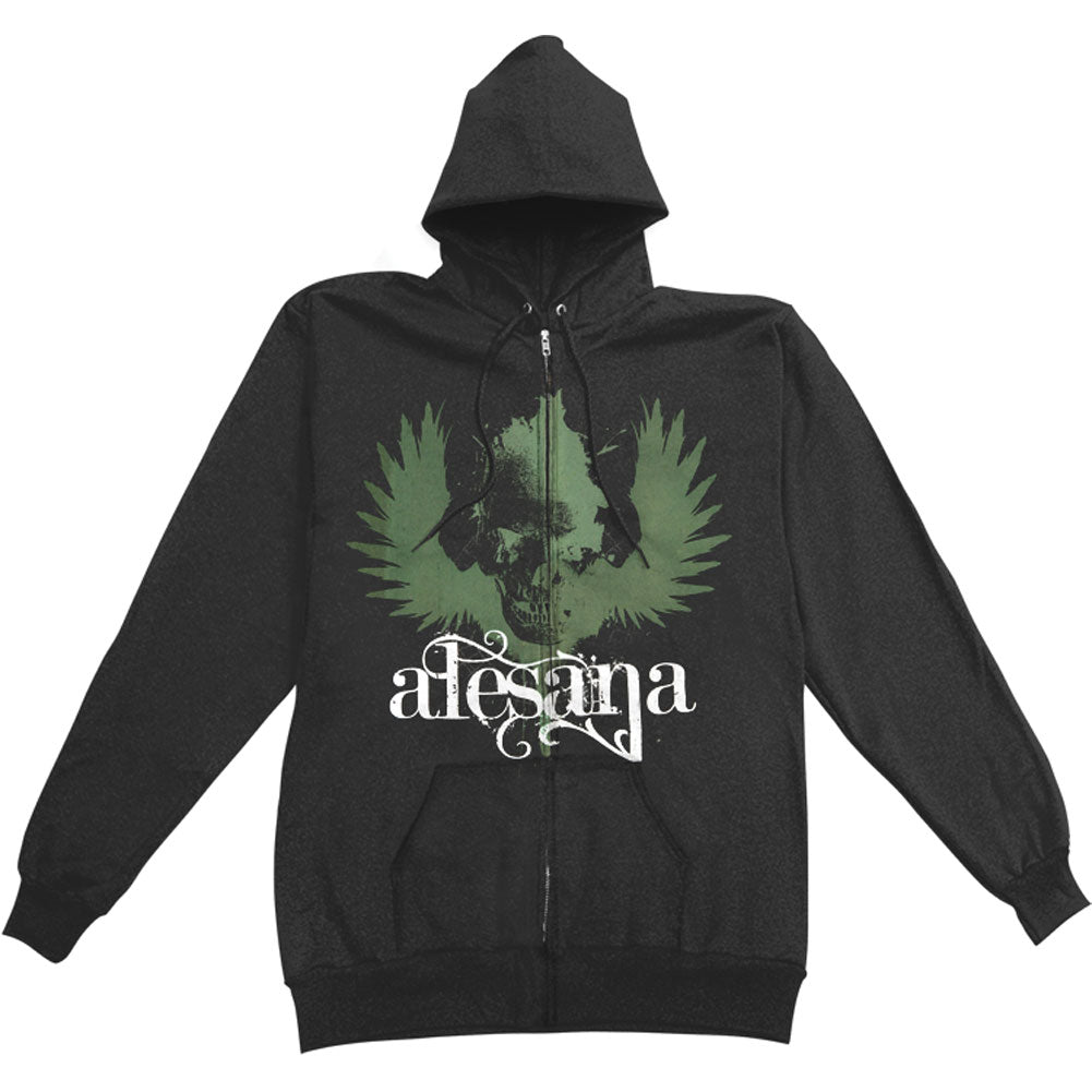 Alesana Wings Zippered Hooded Sweatshirt