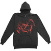 Zippered Hooded Sweatshirt