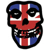 British Skull Embroidered Patch