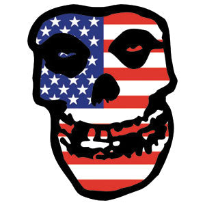 Misfits US Skull Sticker