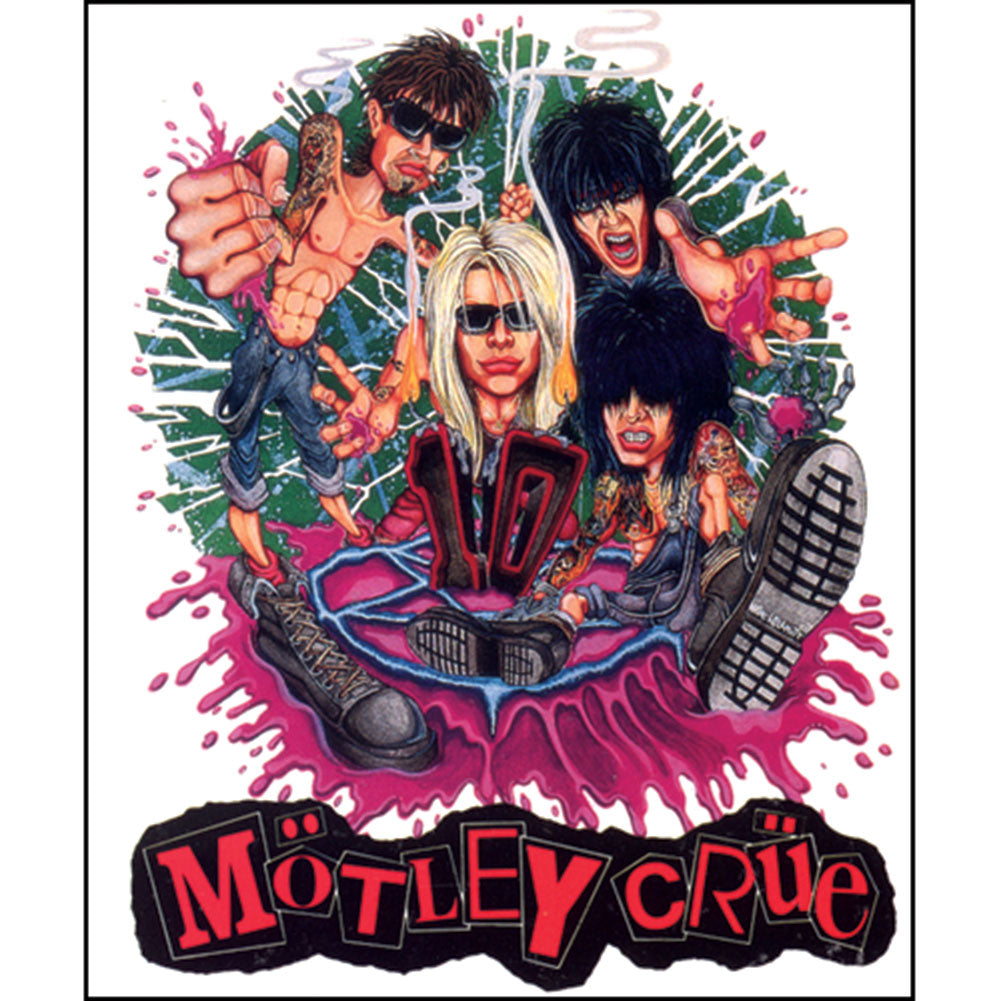 Motley Crue 10 Sticker