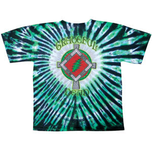 Grateful Dead Celtic Shamrock Tie Dye T-shirt