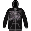 Zippered Hooded Sweatshirt