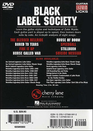 Black Label Society DVD