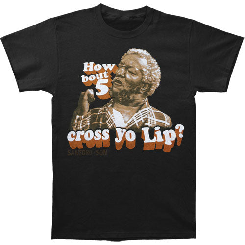 Sanford And Son 5 Cross Yo Lip T-shirt