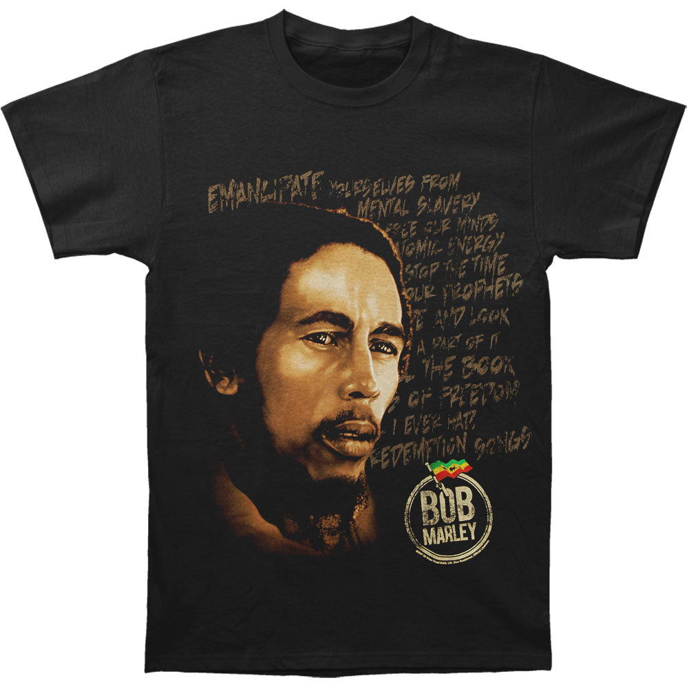 Bob Marley Redemption Lyrics T-shirt