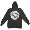 Skulls Zippered Hooded Sweatshirt