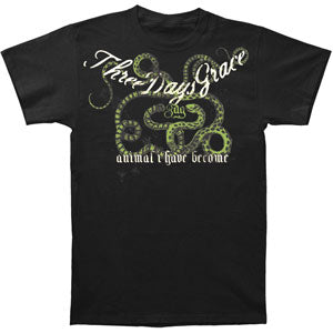 Three Days Grace Animal Snakes T-shirt