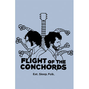 Flight Of The Conchords Eat Sleep Folk Domestic Poster