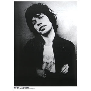 Rolling Stones Mick London 1975 Import Poster