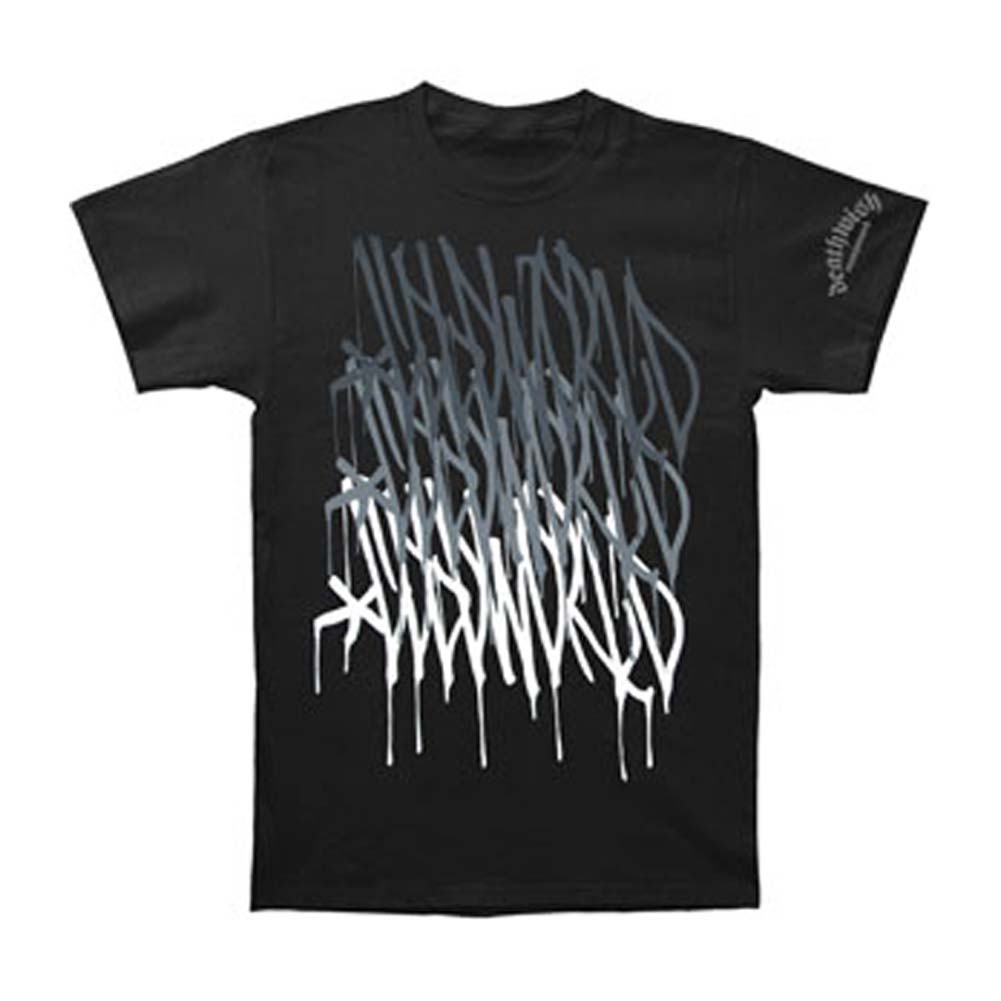 Cold World Logo Repeat: Black T-shirt