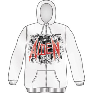 Aiden Zippered Hooded Sweatshirt