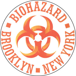 Biohazard Sticker