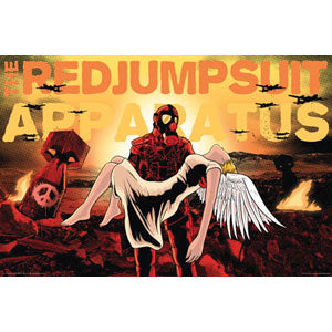Red Jumpsuit Apparatus Comic Domestic Poster