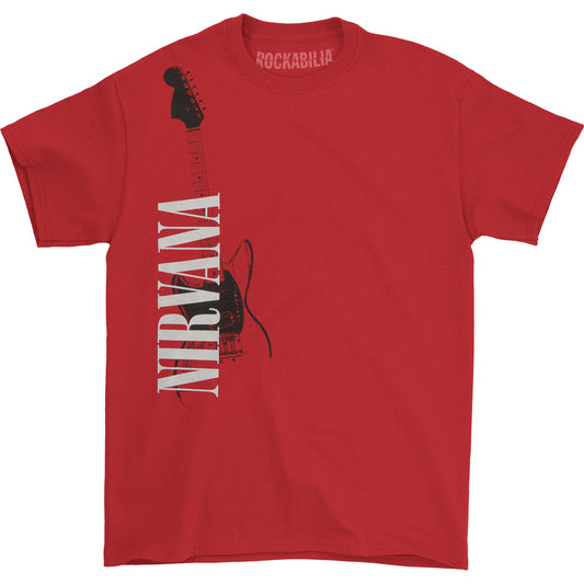 Nirvana Red Guitar T-shirt