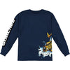 Fish Side Print  Long Sleeve