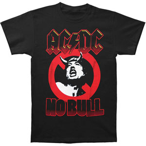 AC/DC No Bull Circle Angus T-shirt